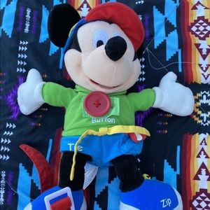 Disney 15" Mickey Mouse Plush Learn To Dress